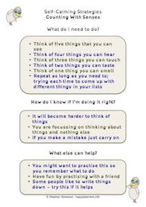 Self-Calming Strategies - Counting With Senses